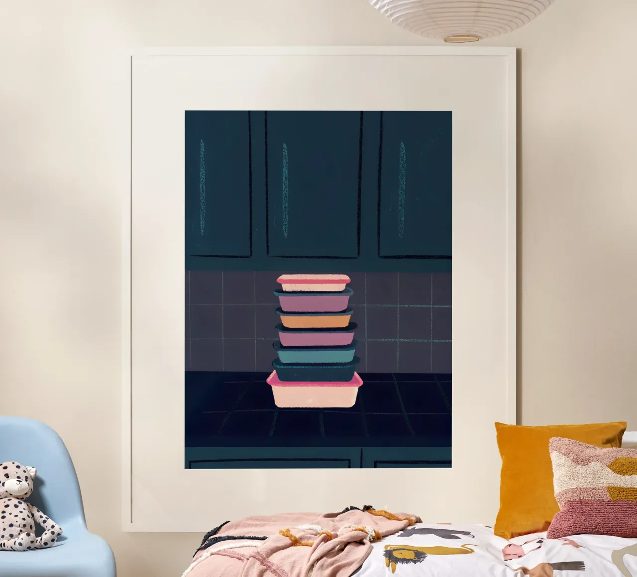 Contenitori per alimenti poster con telaio in alluminio da PERSONAL TOUCH