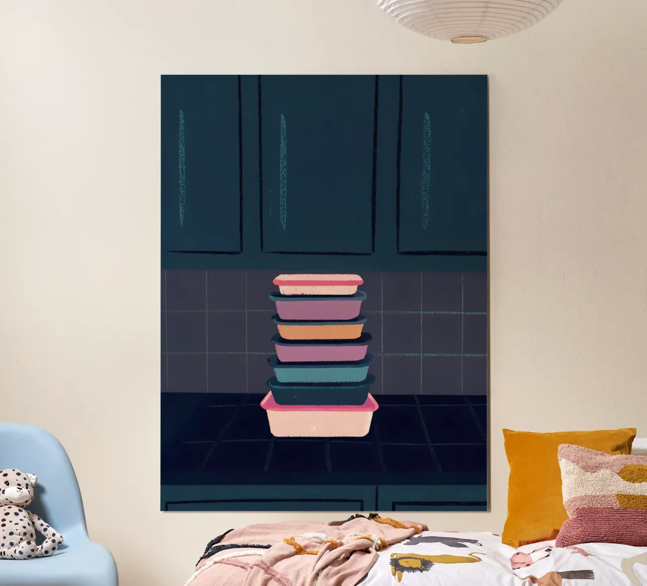 Contenitori per alimenti poster con telaio in alluminio da PERSONAL TOUCH
