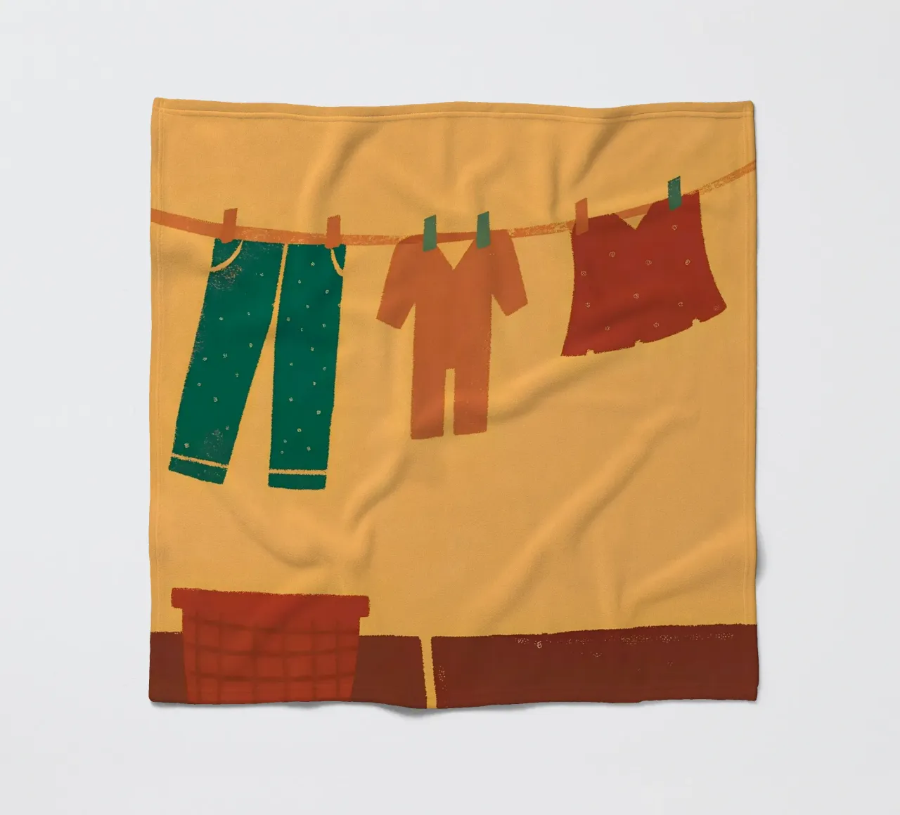 Drying Clothes Fleecedecke von PERSONAL TOUCH