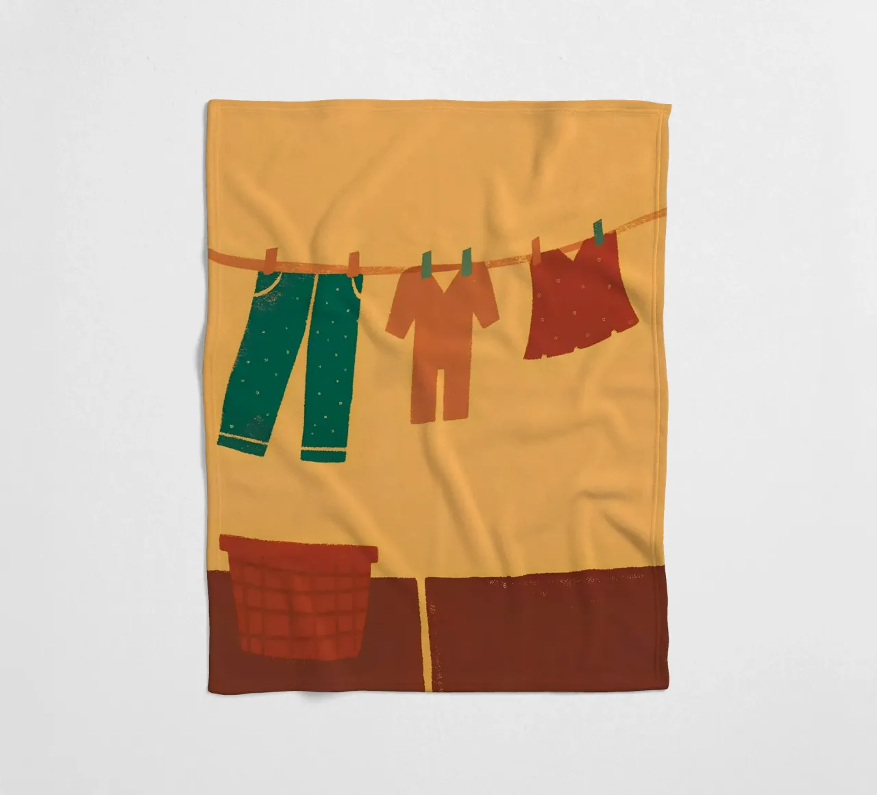 Drying Clothes Fleecedecke von PERSONAL TOUCH