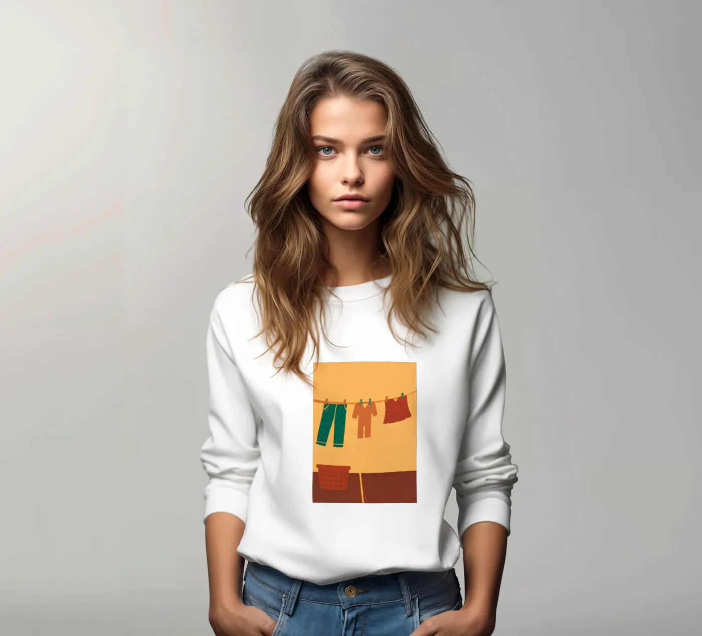 Drying Clothes felpa da PERSONAL TOUCH