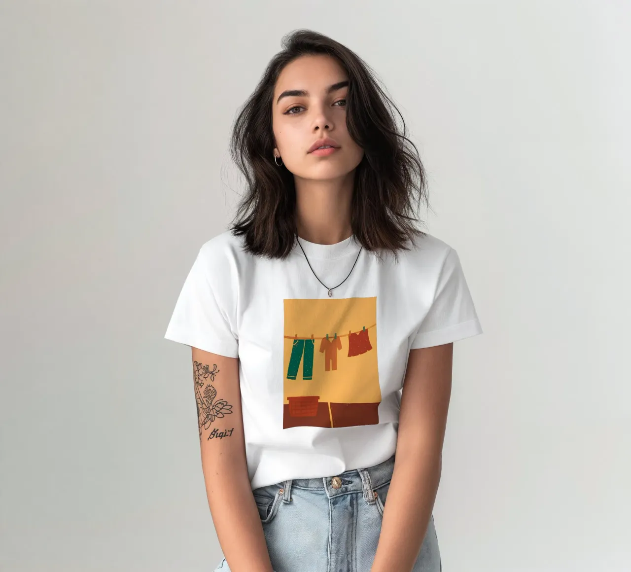 Kleding drogen t-shirt van PERSONAL TOUCH