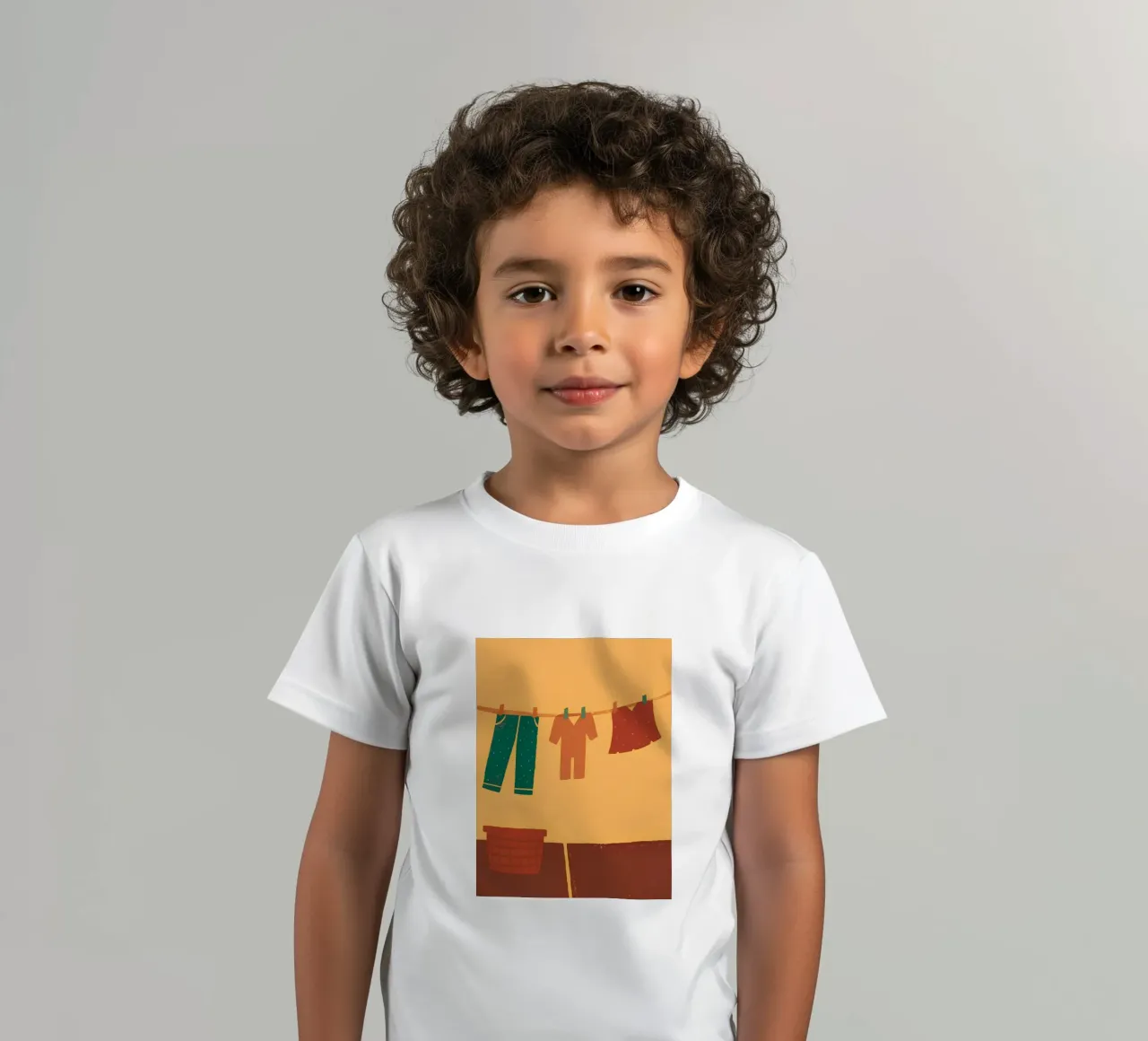 Drying Clothes t-shirt bambini da PERSONAL TOUCH