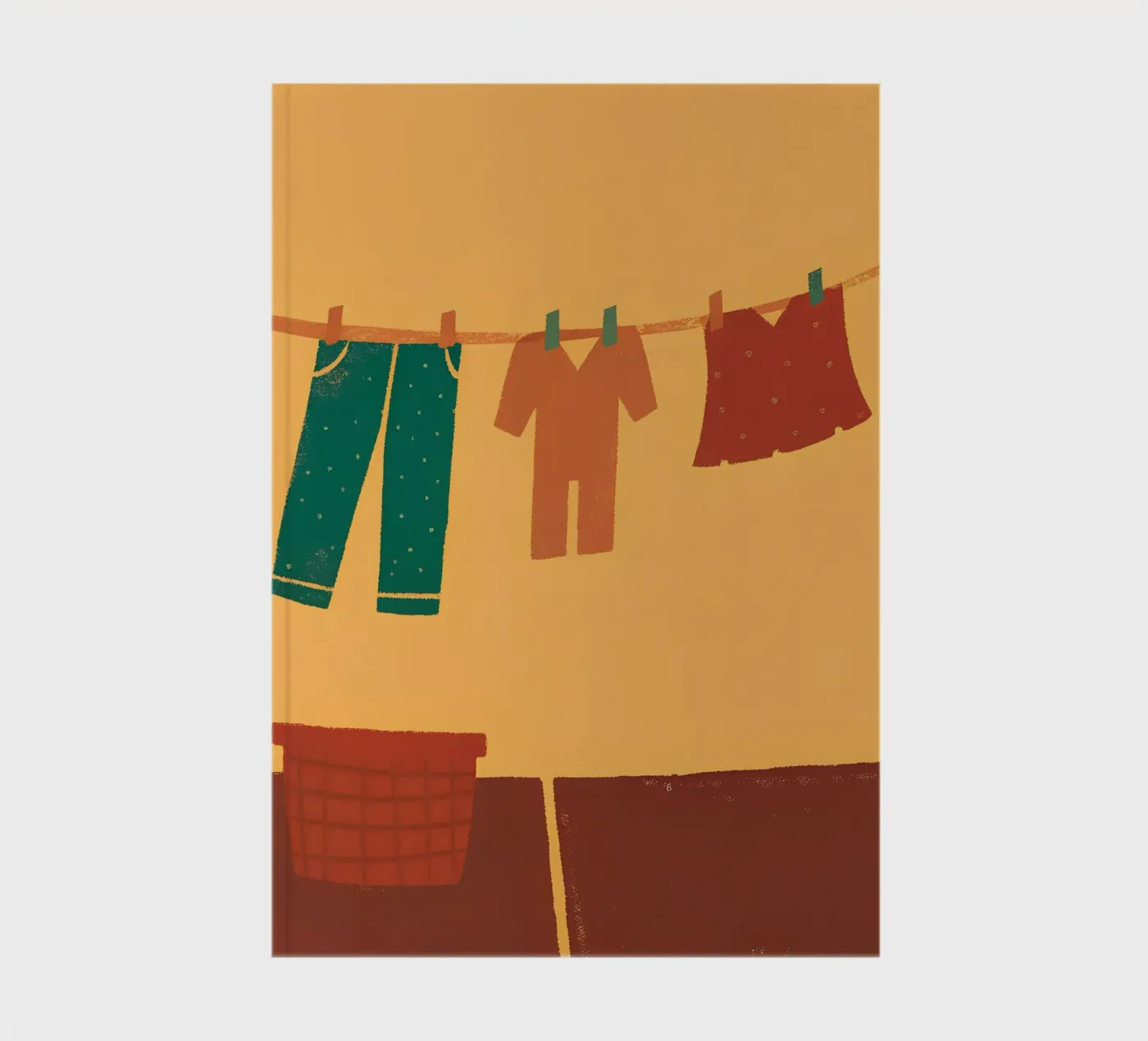 Drying Clothes notebook by PERSONAL TOUCH