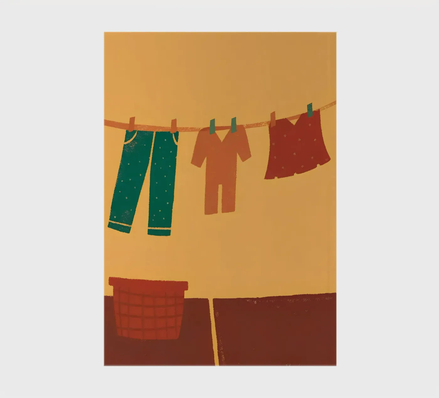 Drying Clothes notebook by PERSONAL TOUCH
