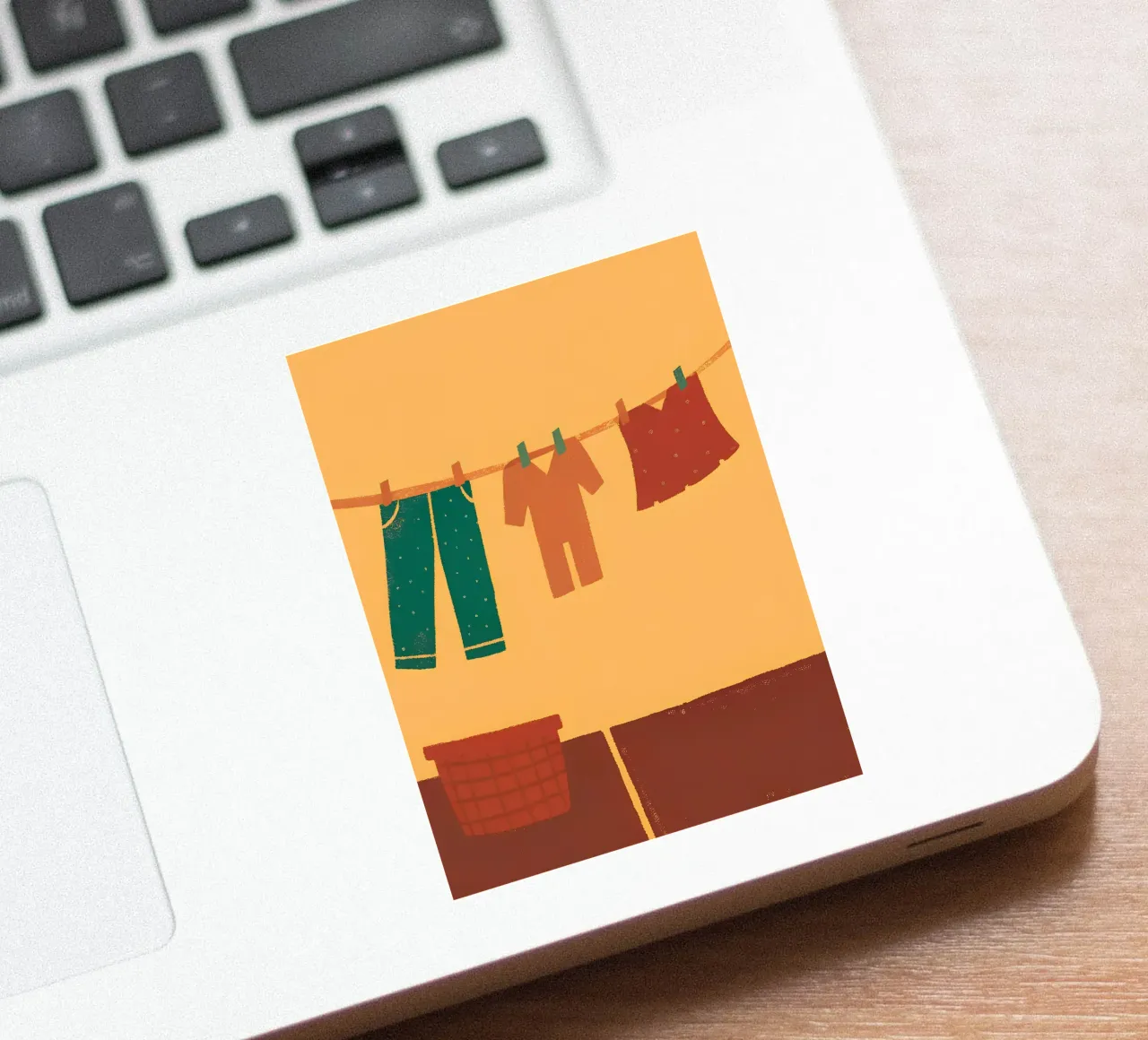 Drying Clothes sticker by PERSONAL TOUCH