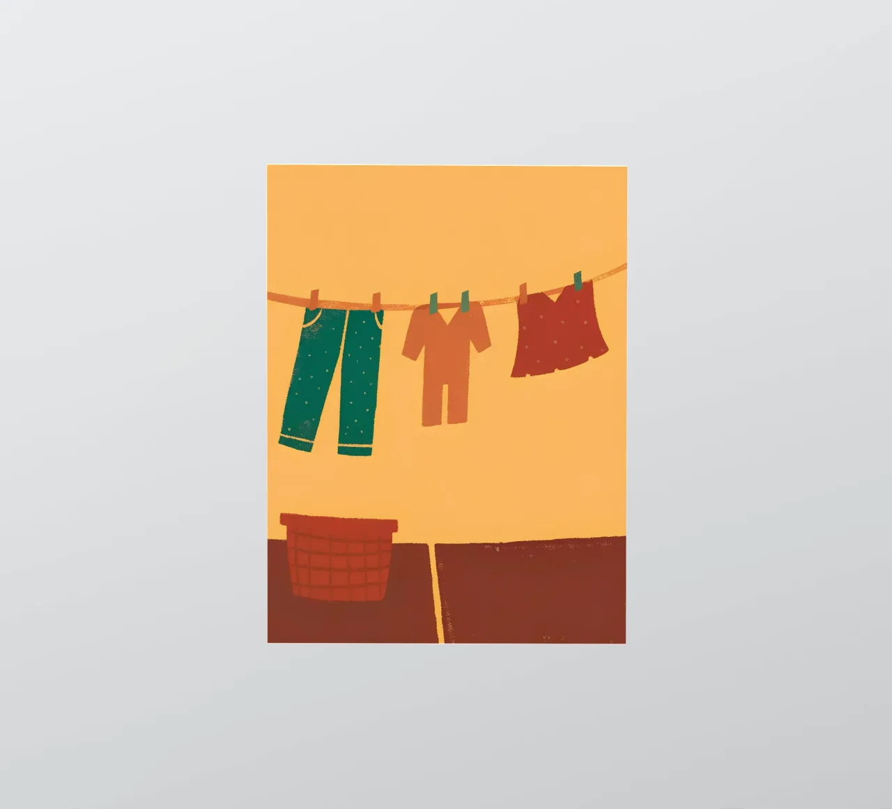 Drying Clothes sticker by PERSONAL TOUCH