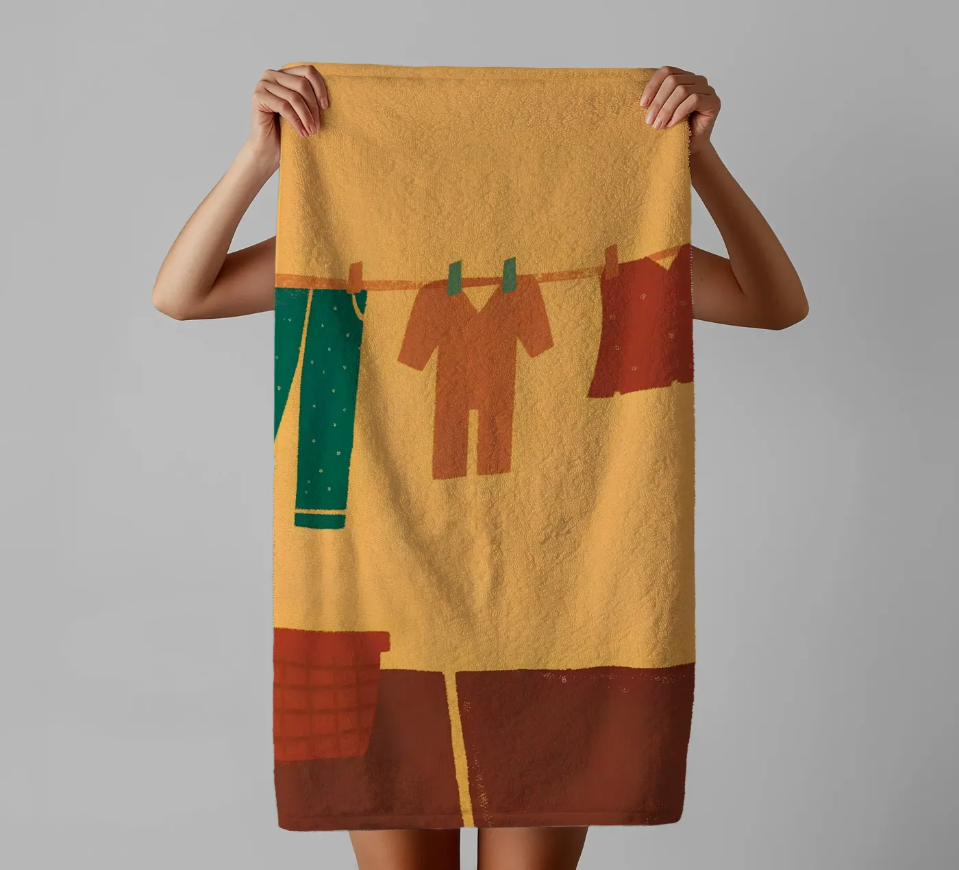 Drying Clothes towel by PERSONAL TOUCH