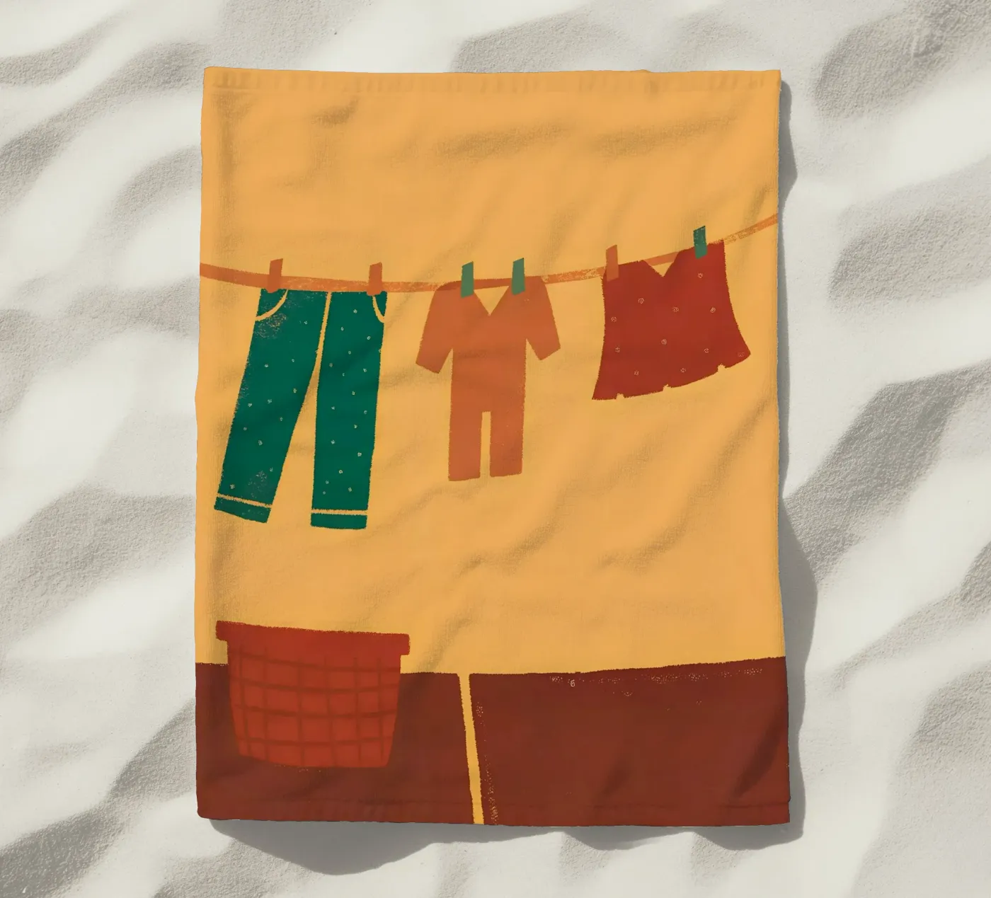 Kleding drogen strandhanddoek van PERSONAL TOUCH