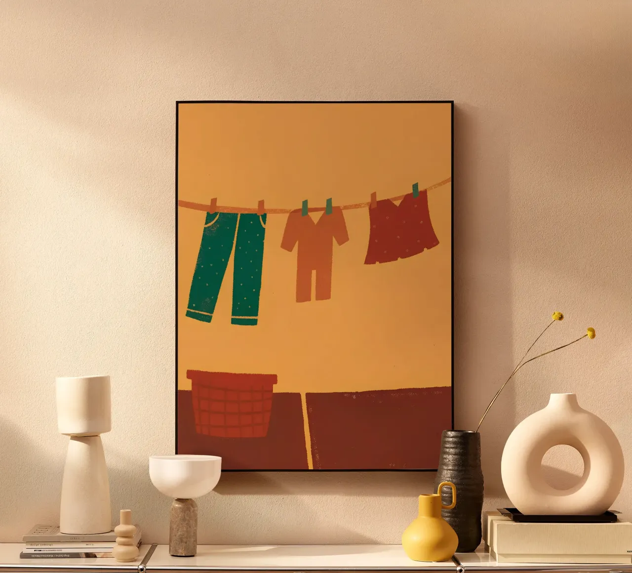 Drying Clothes plexiglas de PERSONAL TOUCH