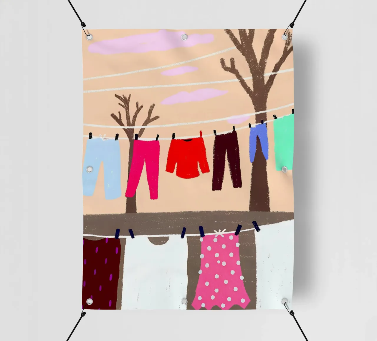 Drying Clothes pvc cover by PERSONAL TOUCH