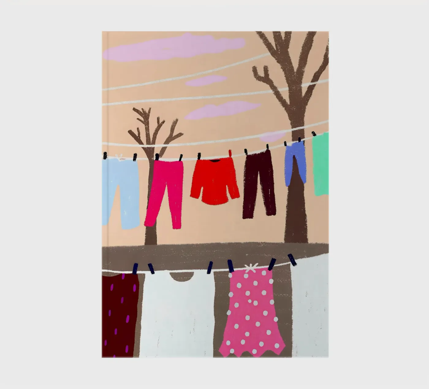 Drying Clothes notebook by PERSONAL TOUCH