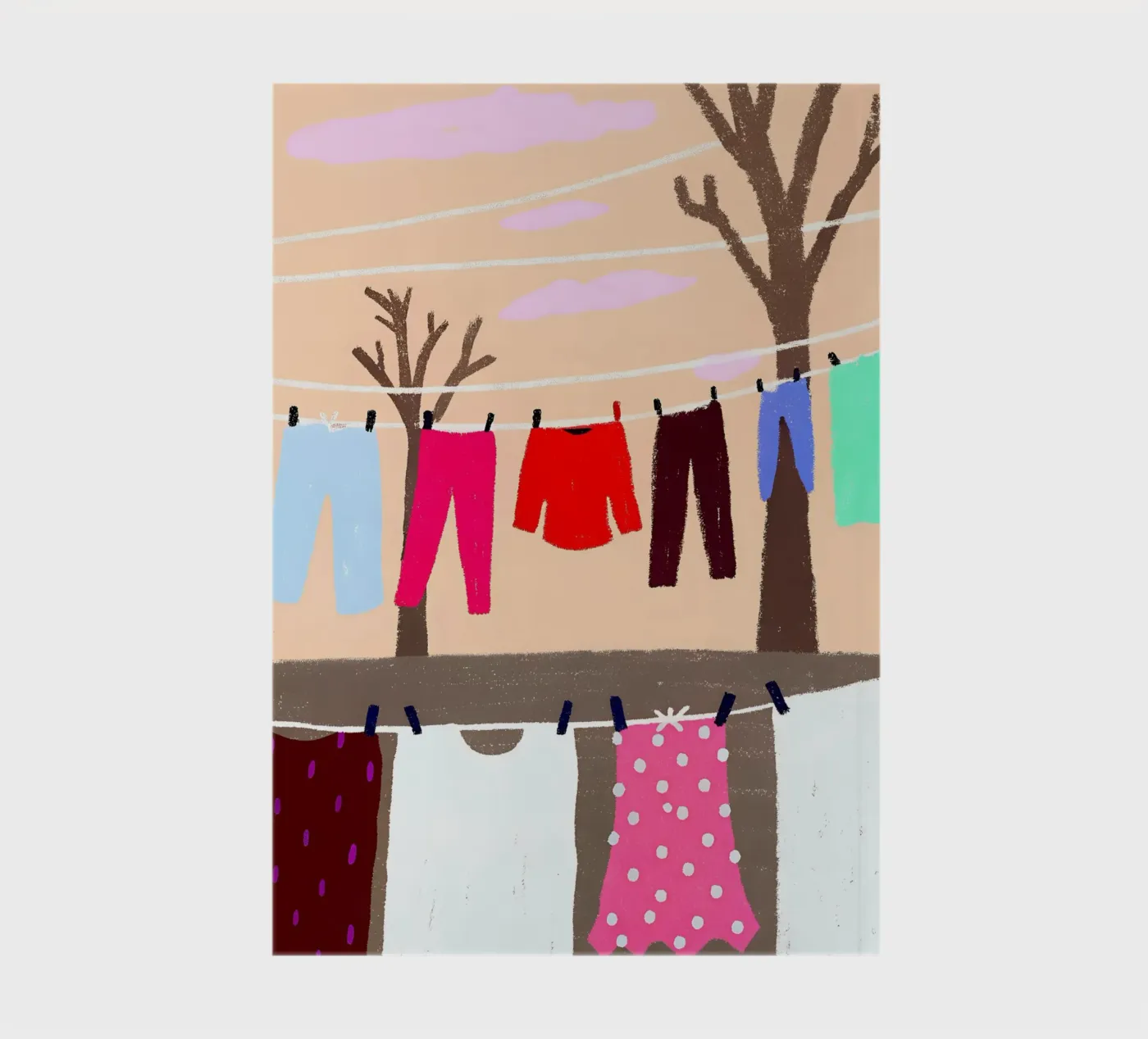 Drying Clothes notebook by PERSONAL TOUCH
