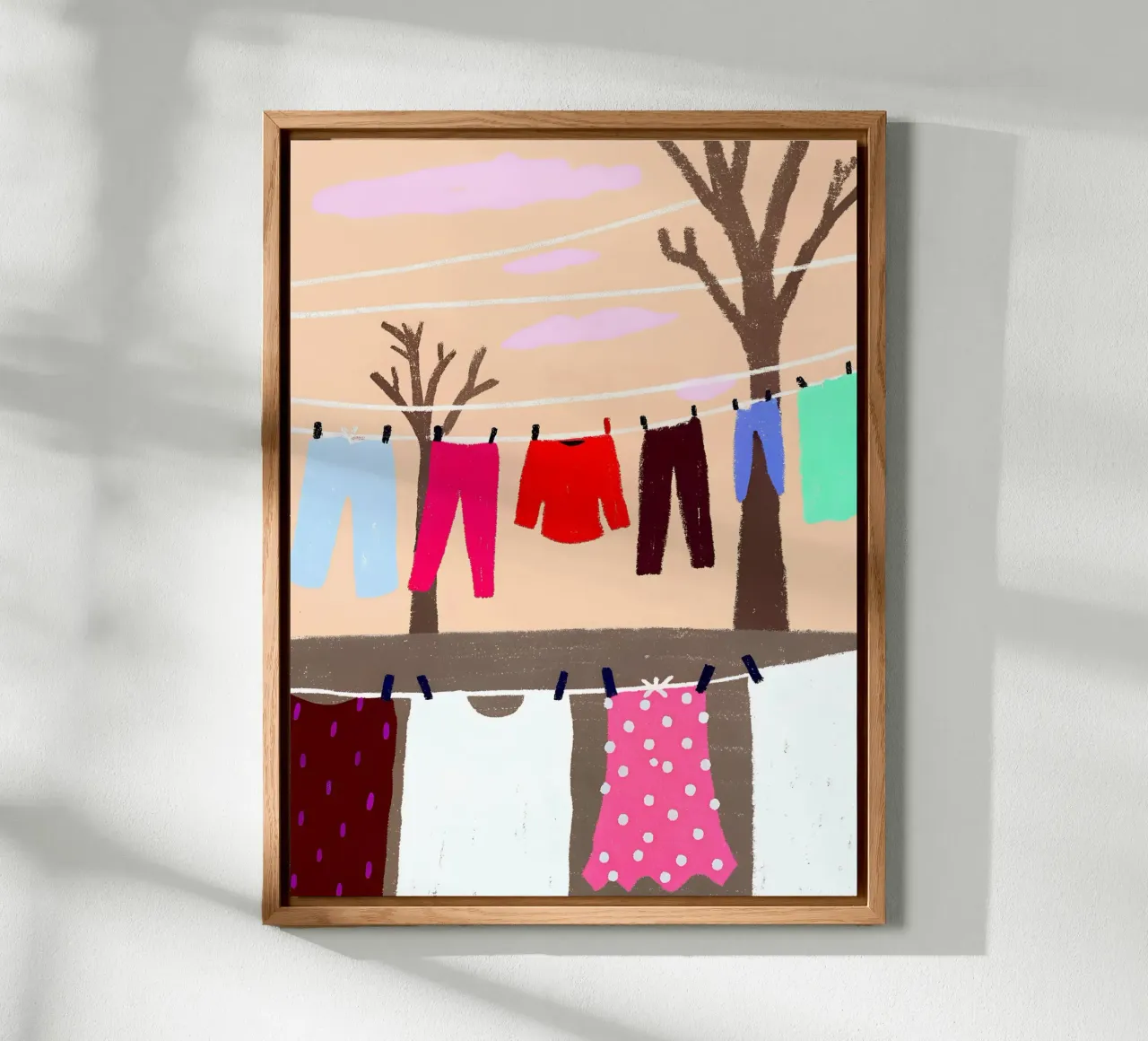 Drying Clothes forex plate by PERSONAL TOUCH