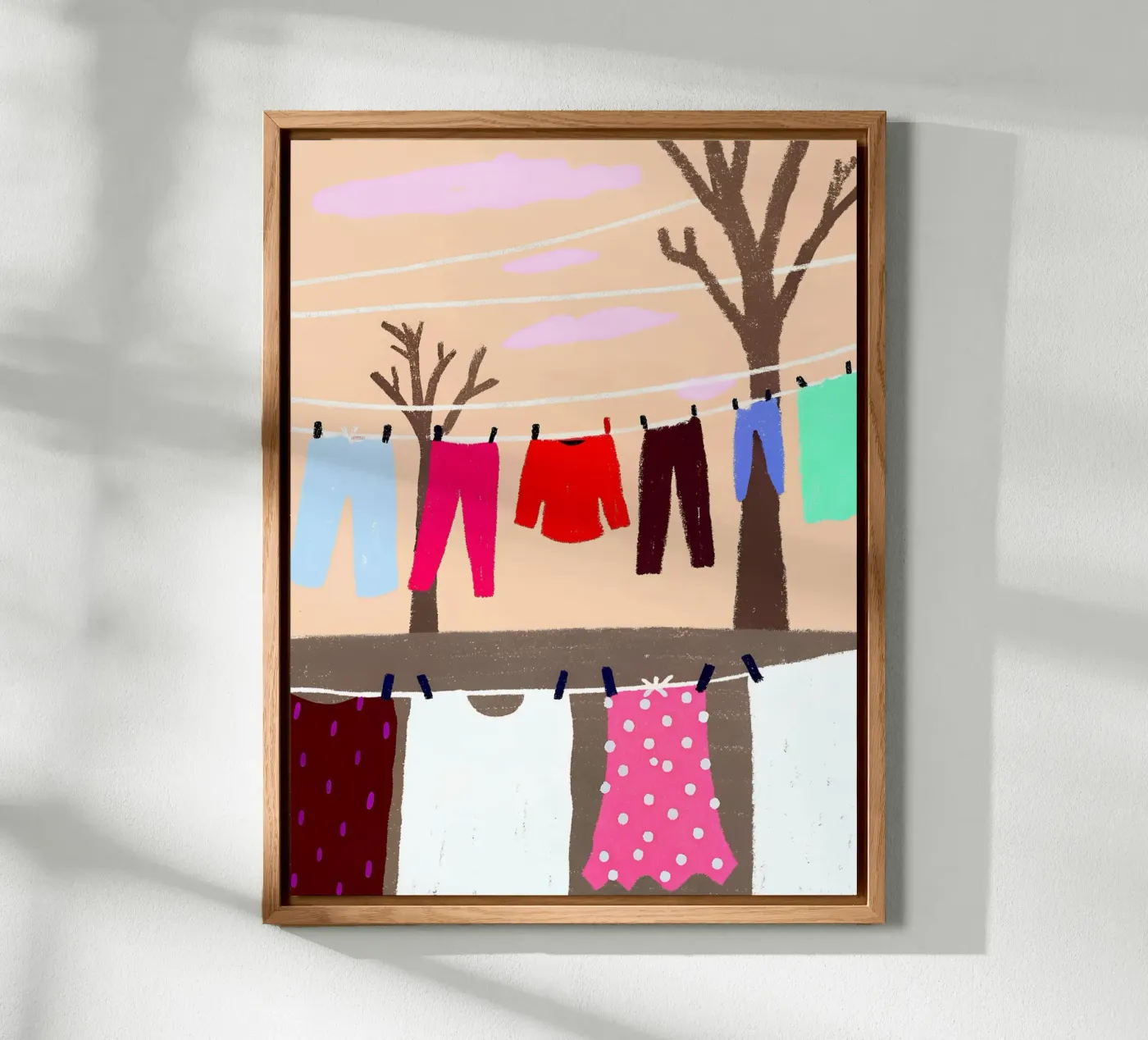Drying Clothes forex plate by PERSONAL TOUCH