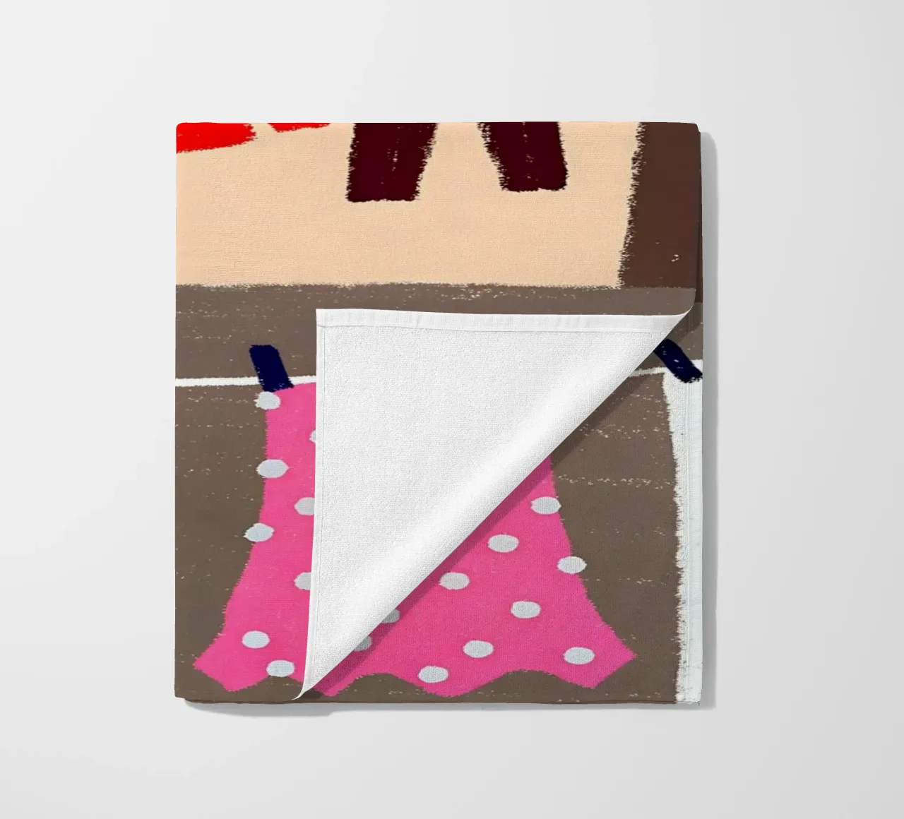 Drying Clothes beach towel by PERSONAL TOUCH