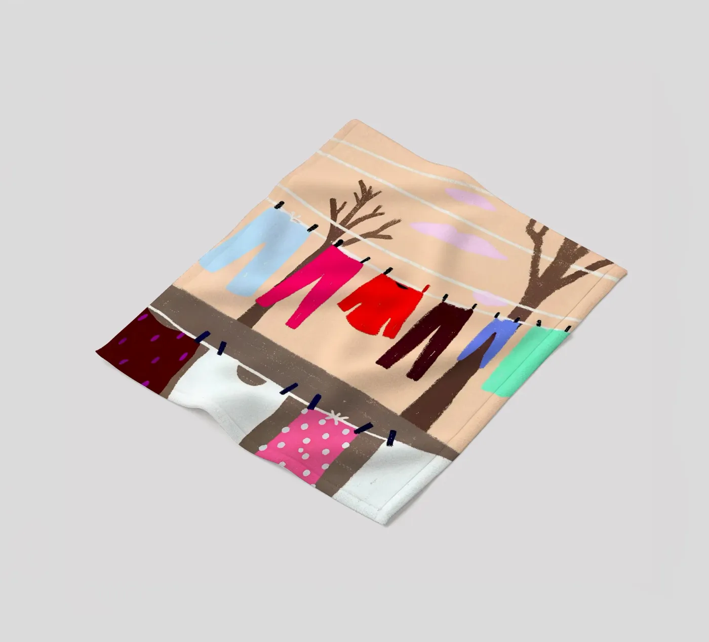 Wäsche trocknen Fleecedecke von PERSONAL TOUCH