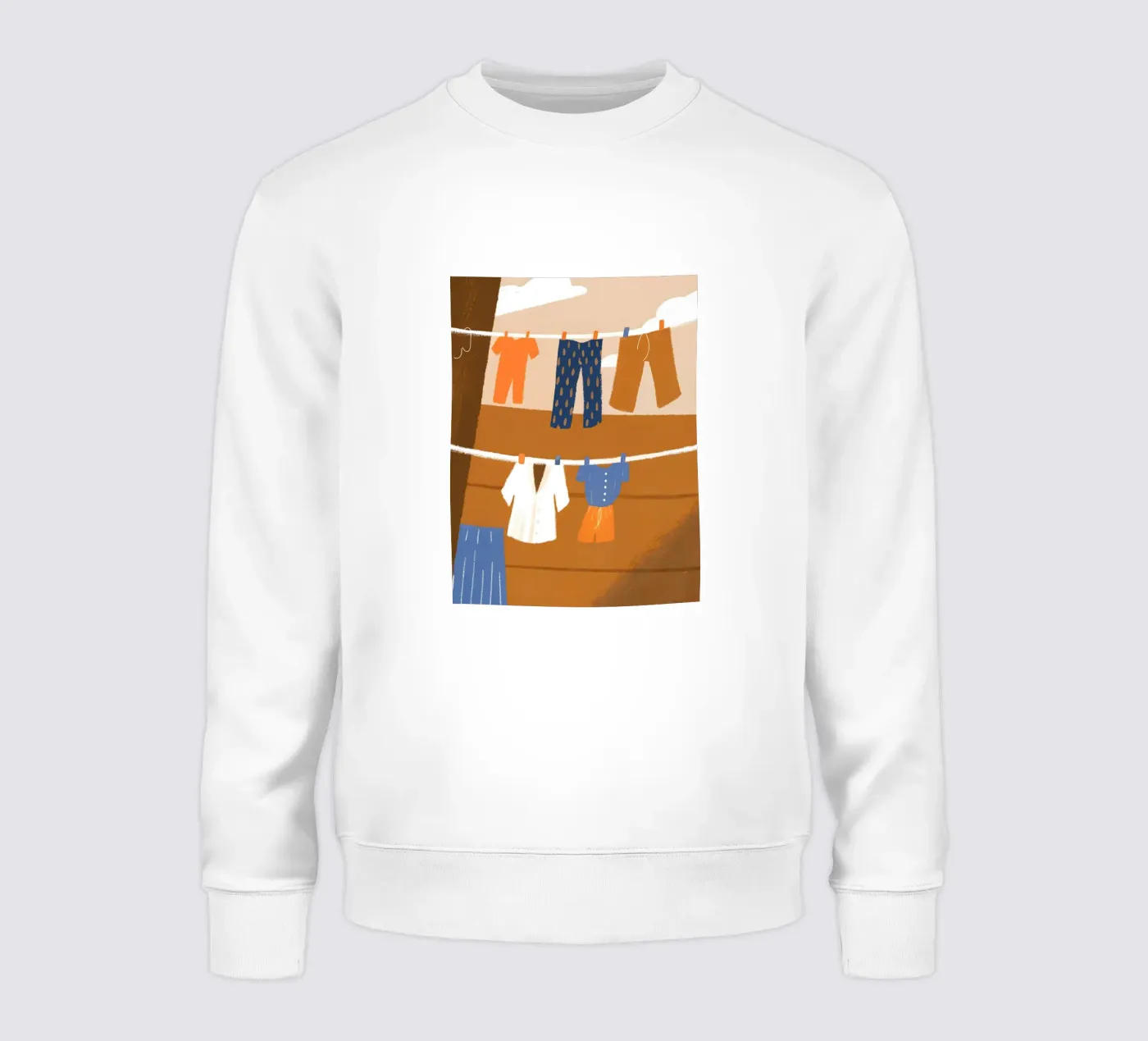 Kleding drogen sweatshirt van PERSONAL TOUCH