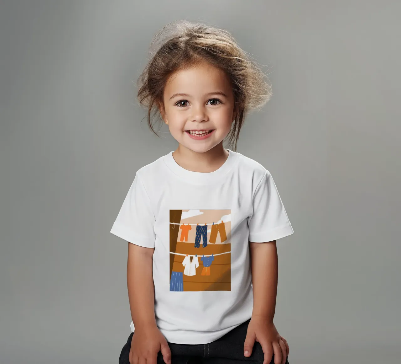 Asciugatura dei vestiti t-shirt bambini da PERSONAL TOUCH