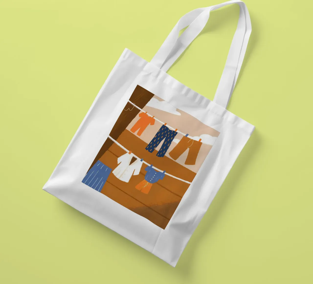 Asciugatura dei vestiti borsa in juta da PERSONAL TOUCH