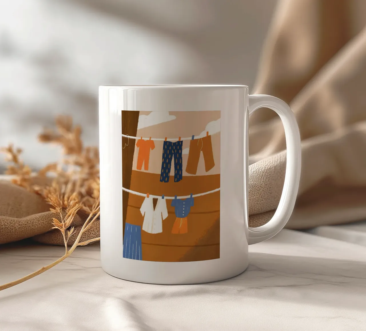 Asciugatura dei vestiti tazza in ceramica da PERSONAL TOUCH