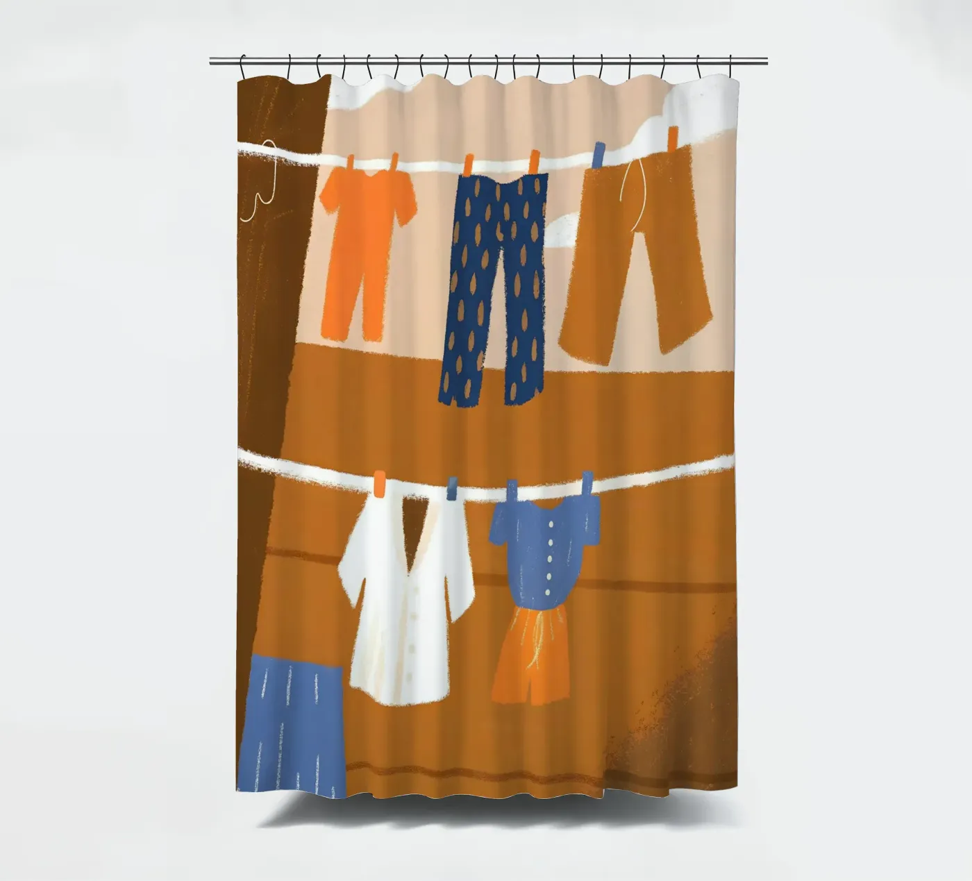Wäsche trocknen Duschvorhang von PERSONAL TOUCH