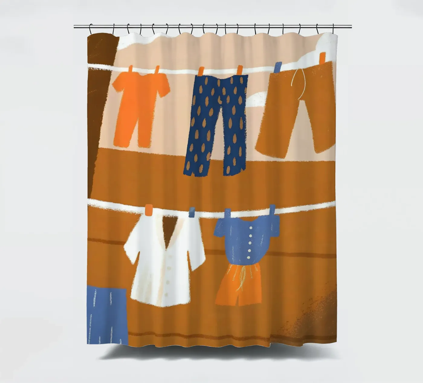 Wäsche trocknen Duschvorhang von PERSONAL TOUCH