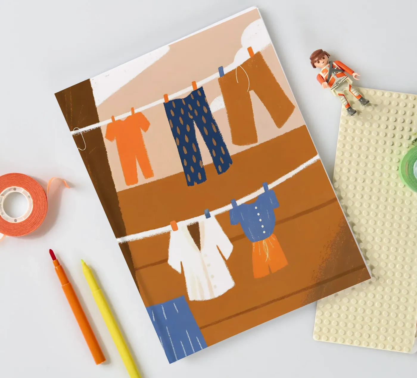 Drying Clothes notebook by PERSONAL TOUCH