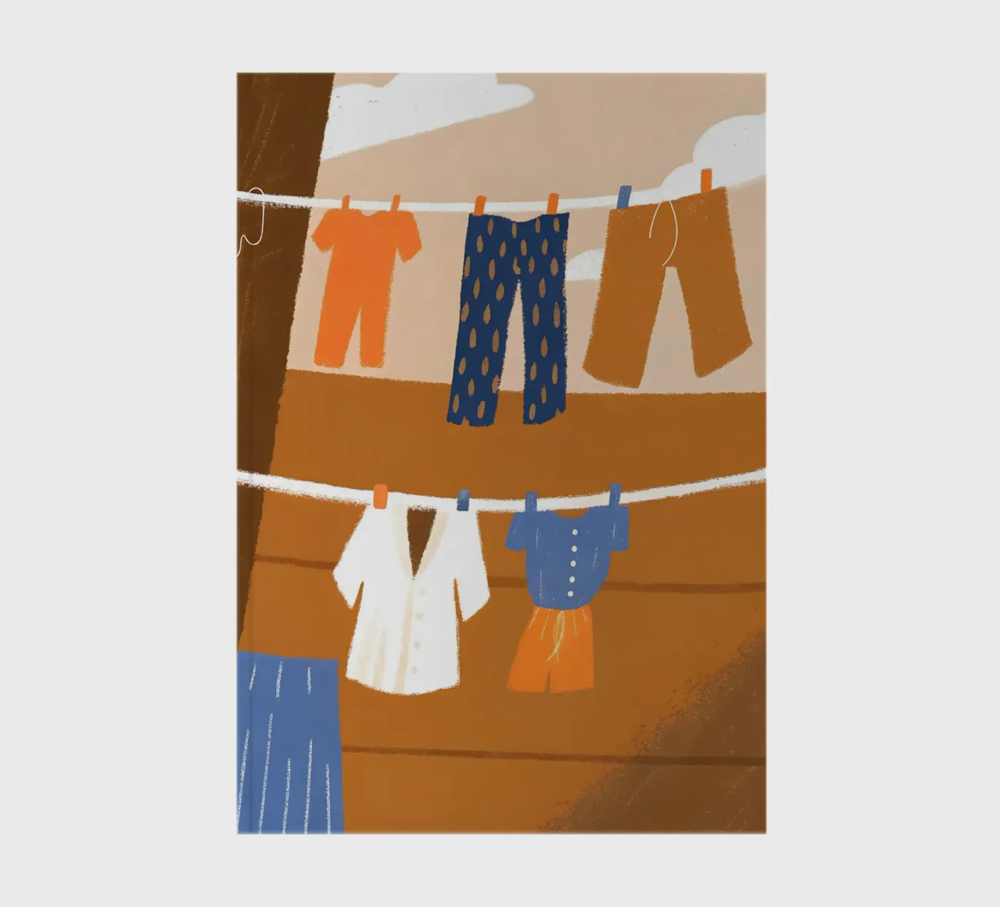 Drying Clothes notebook by PERSONAL TOUCH