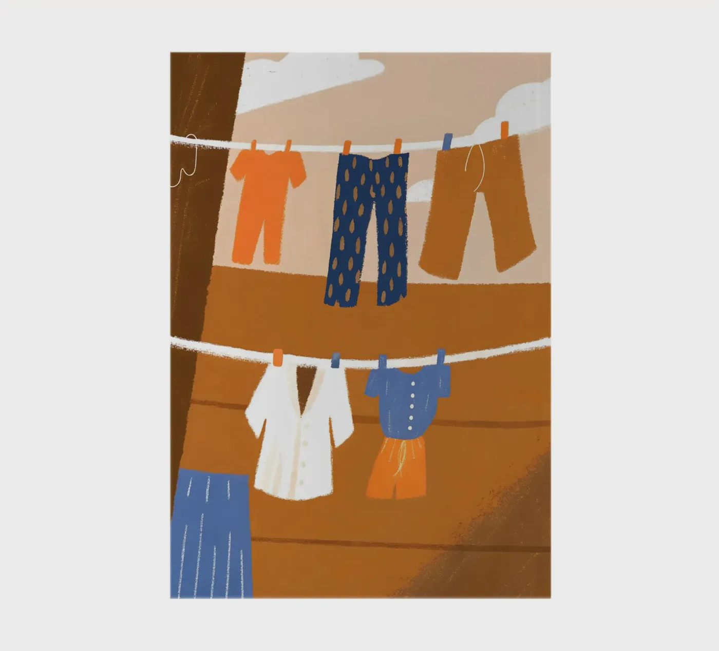 Drying Clothes notebook by PERSONAL TOUCH