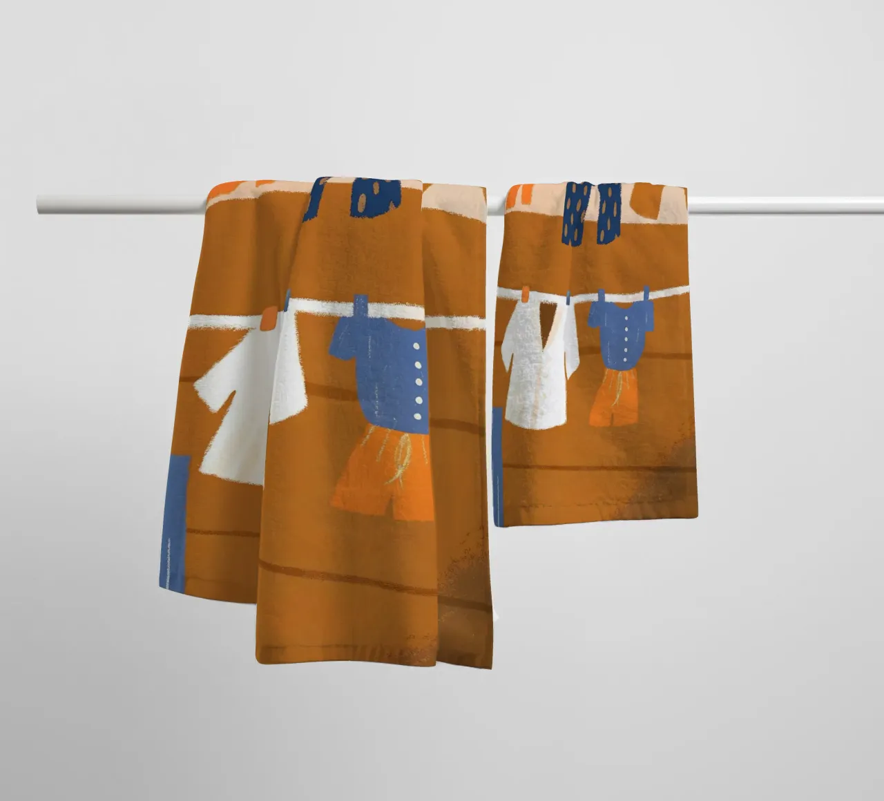 Drying Clothes towel by PERSONAL TOUCH