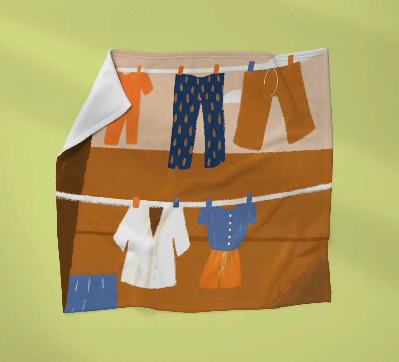 Drying Clothes Fleecedecke von PERSONAL TOUCH