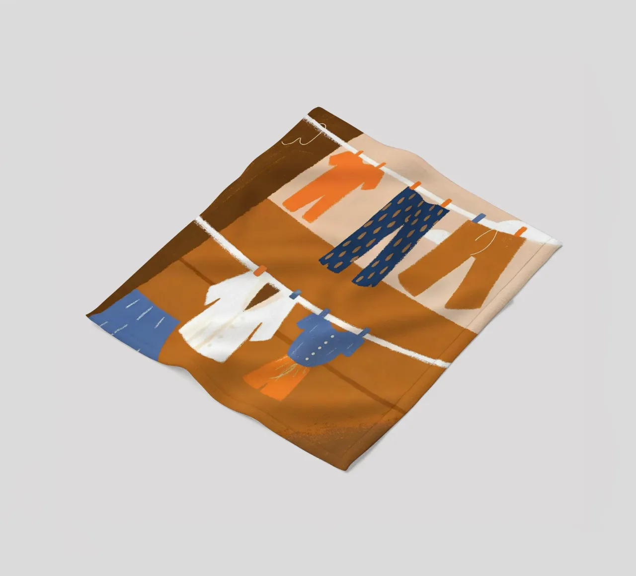 Drying Clothes Fleecedecke von PERSONAL TOUCH