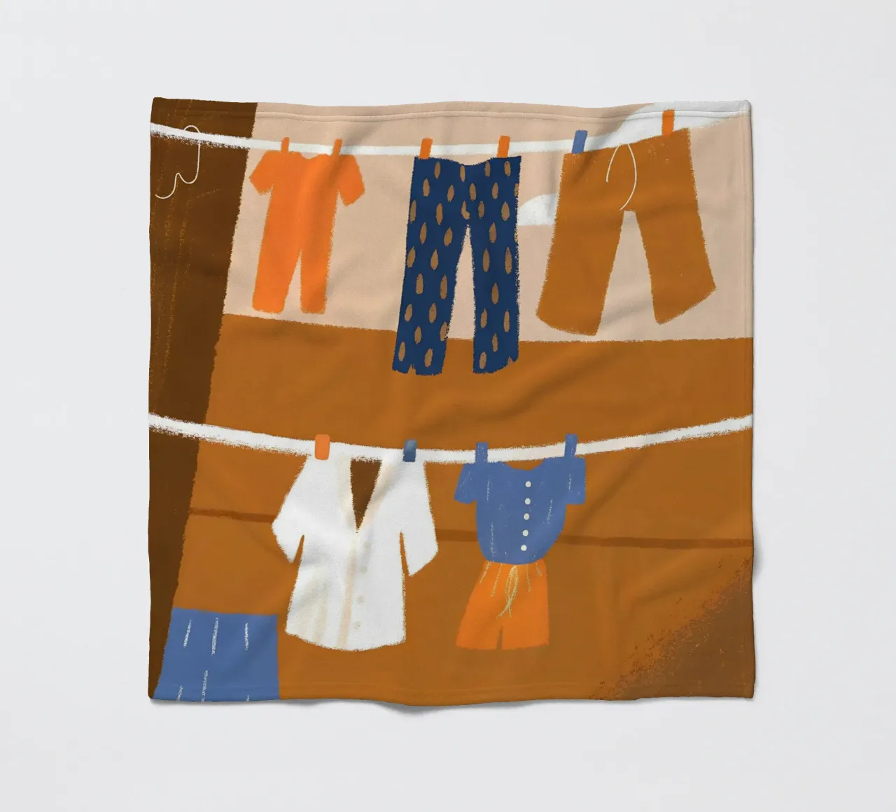 Drying Clothes Fleecedecke von PERSONAL TOUCH