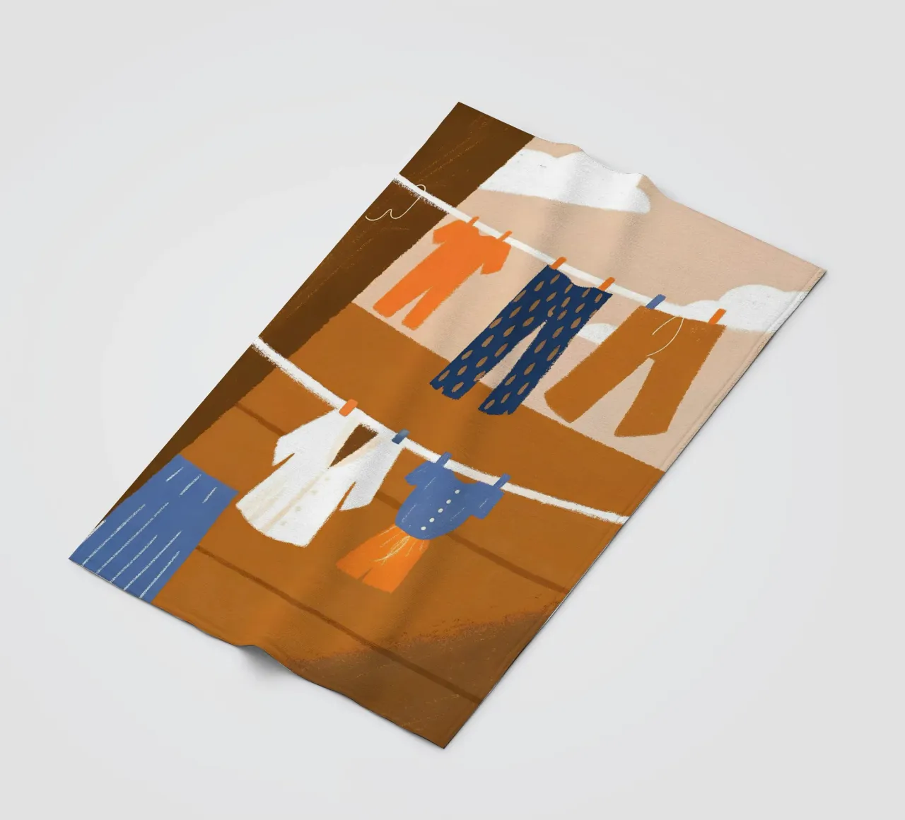 Drying Clothes Fleecedecke von PERSONAL TOUCH