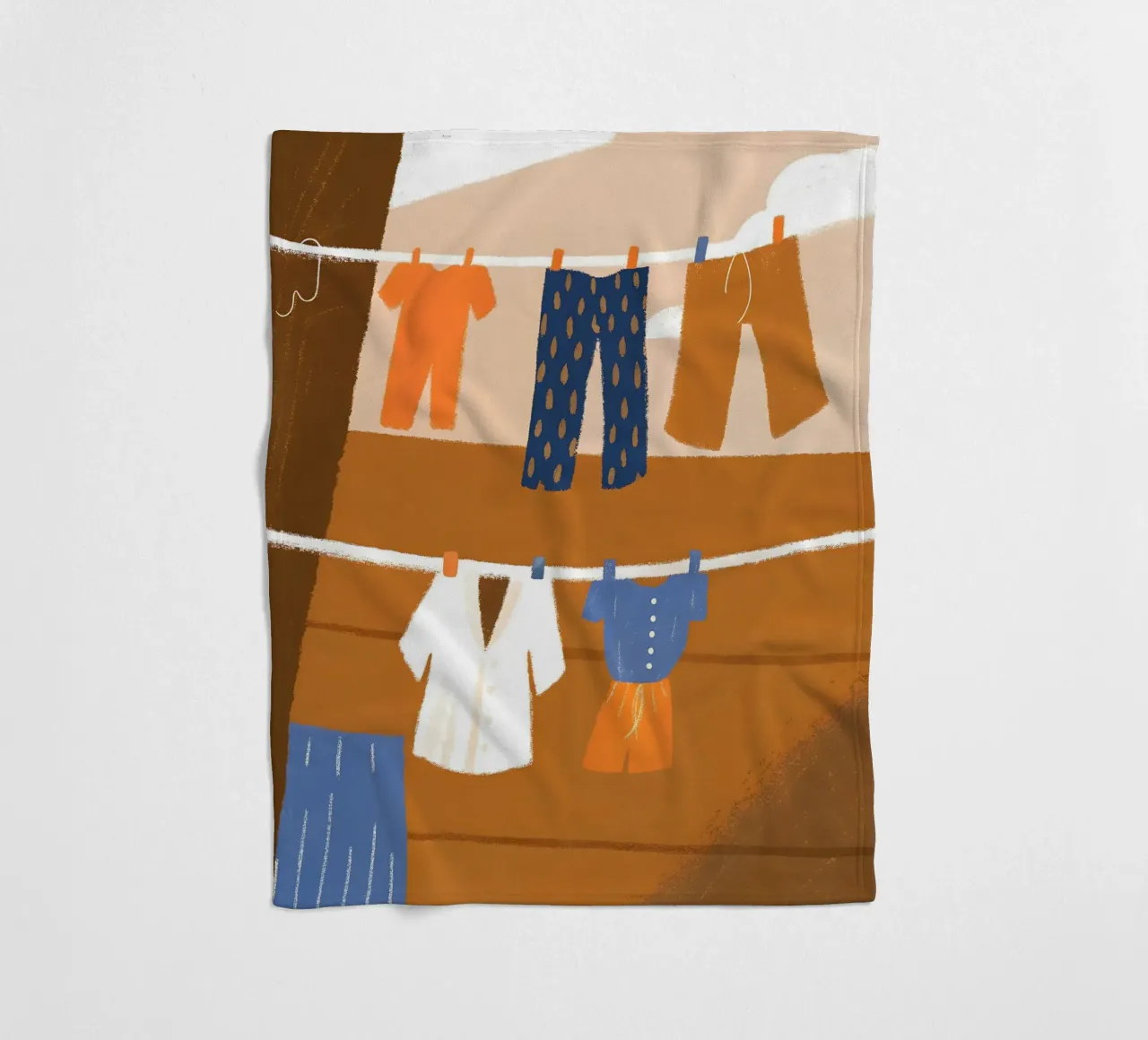 Drying Clothes Fleecedecke von PERSONAL TOUCH