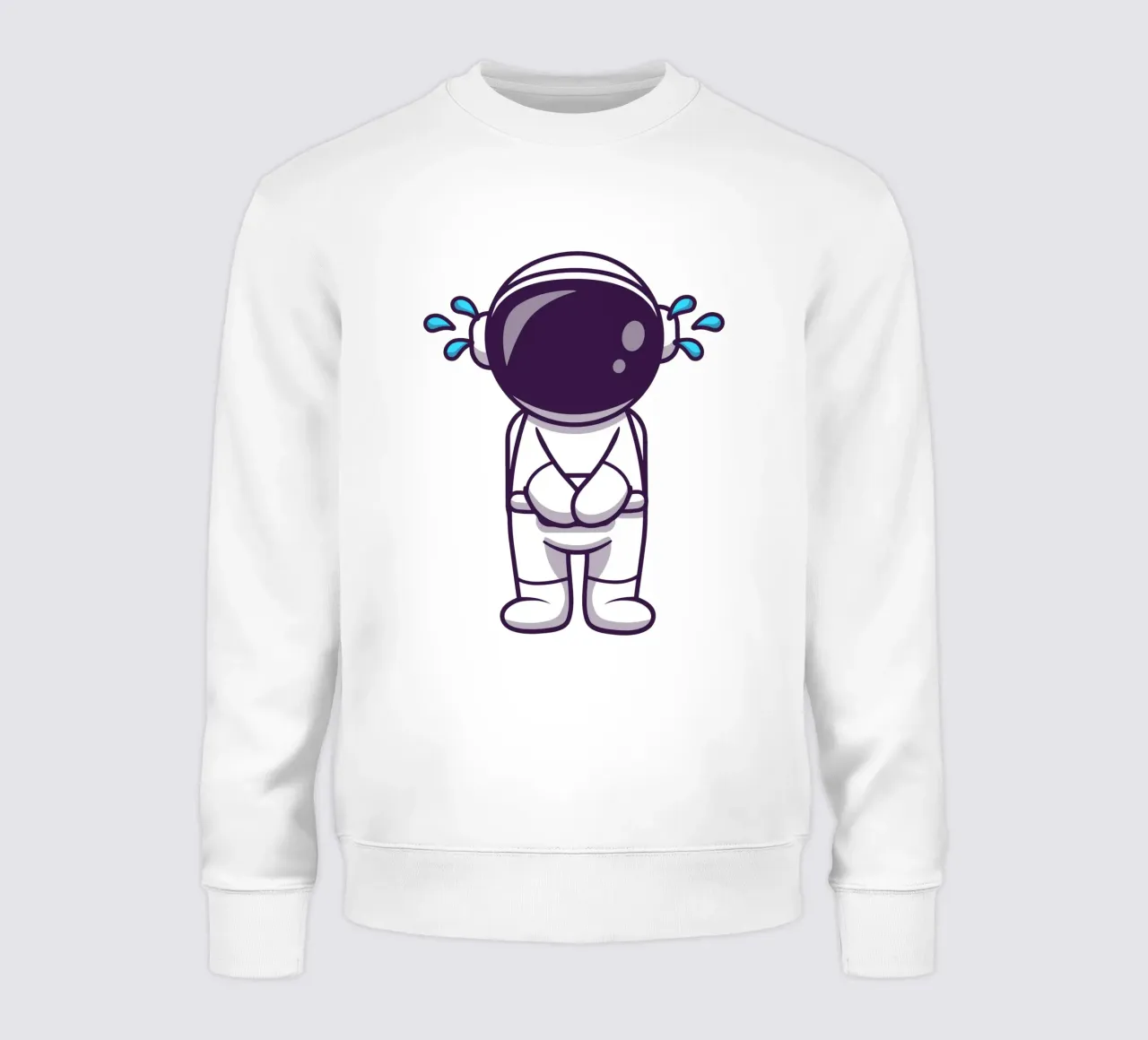 Astronaut weint Sweatshirt von brockcon Shop