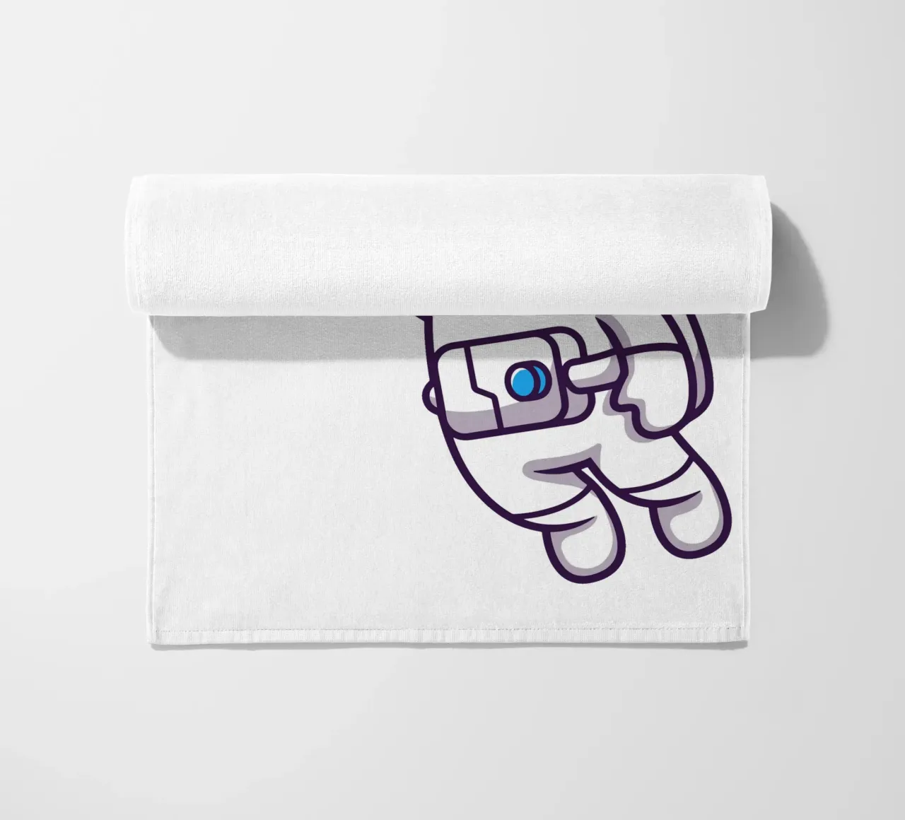 Astronauta che vola e tiene in mano una stella telo mare da brockcon Shop