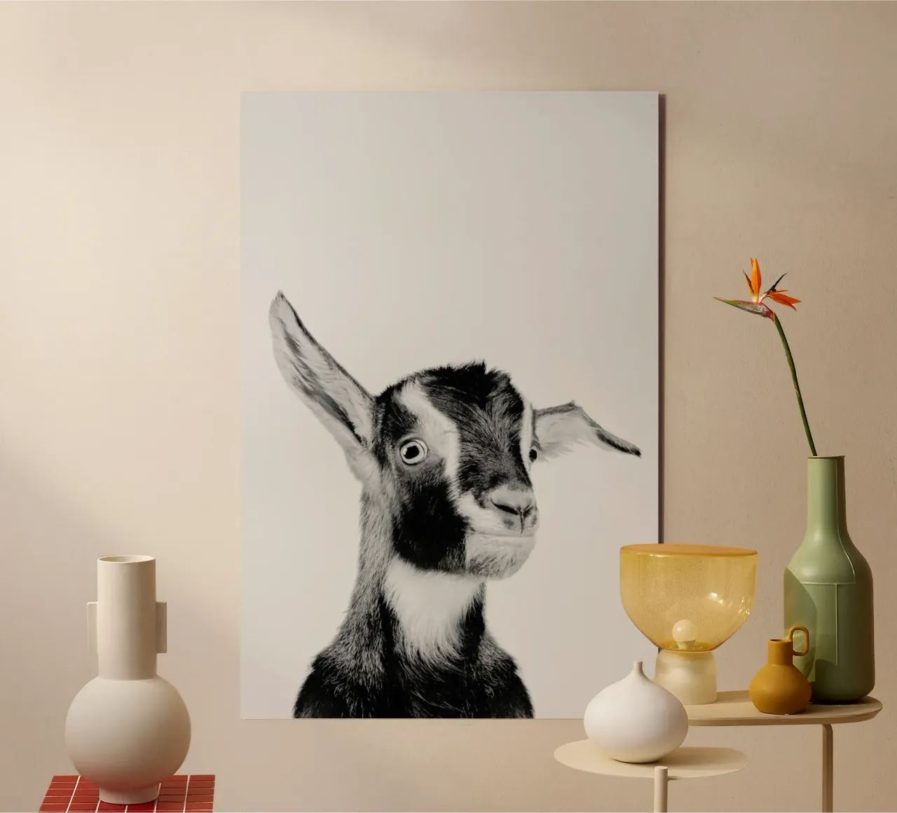 Goat Classic forex plate by Paws & Claws