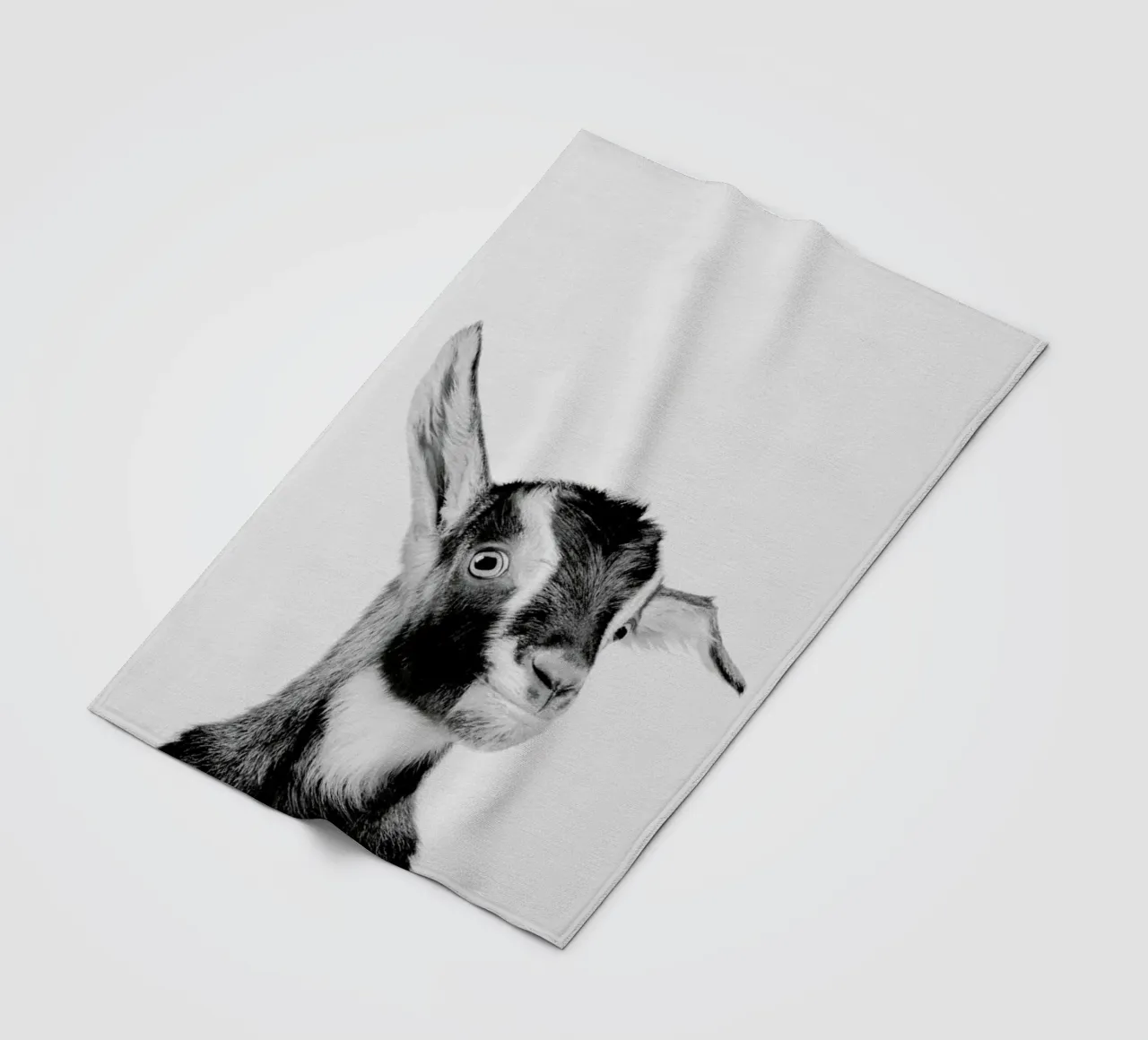 Goat Classic fleece blanket by Paws & Claws