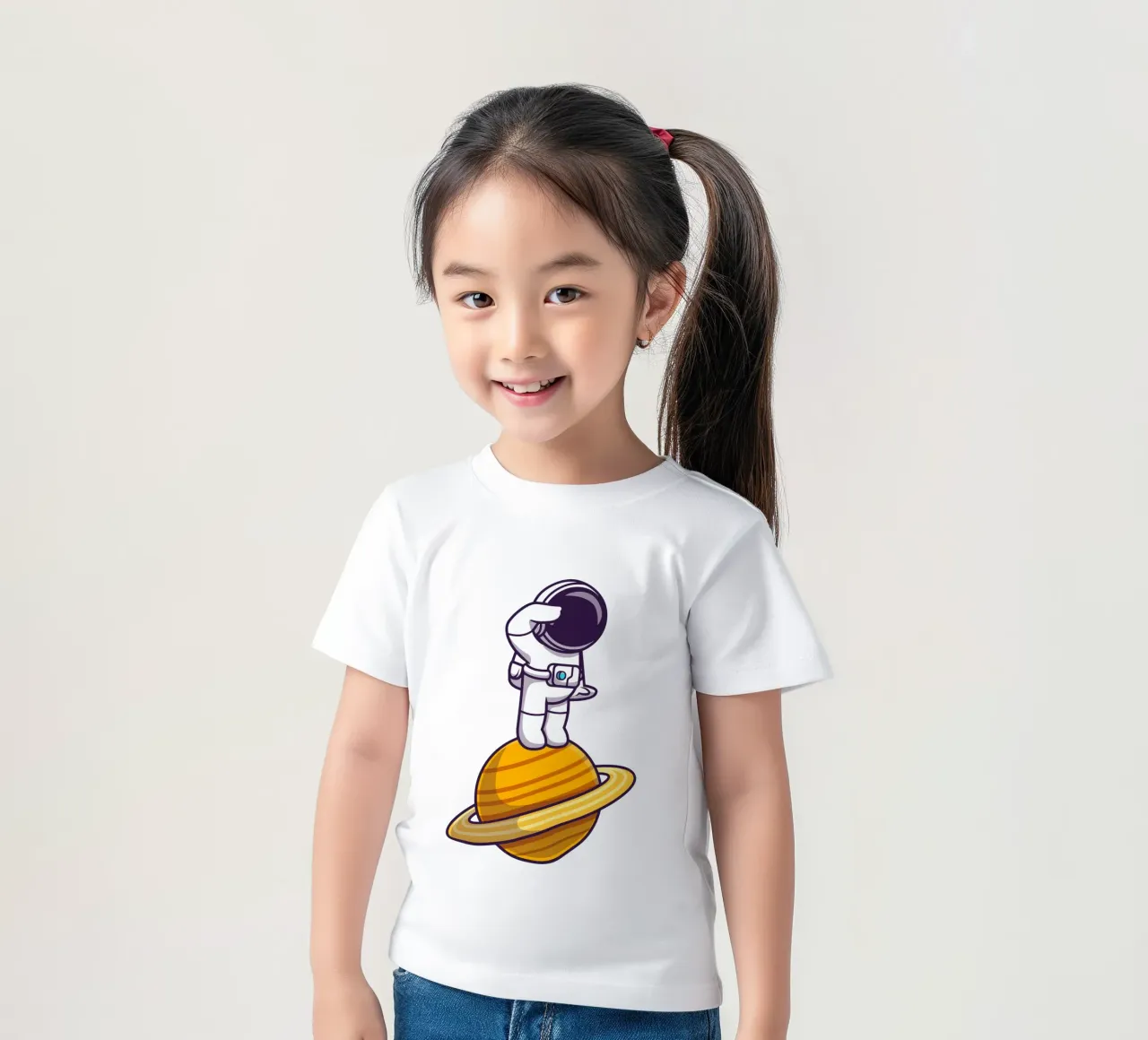 Astronaut staat op planeet kinder t-shirt van brockcon Shop