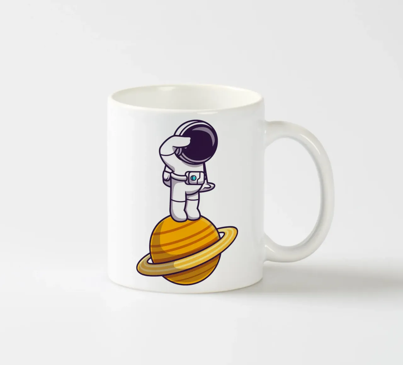 Astronauta in piedi sul pianeta tazza in ceramica da brockcon Shop