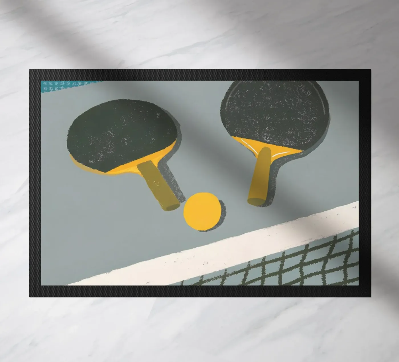 Table tennis doormat by PERSONAL TOUCH