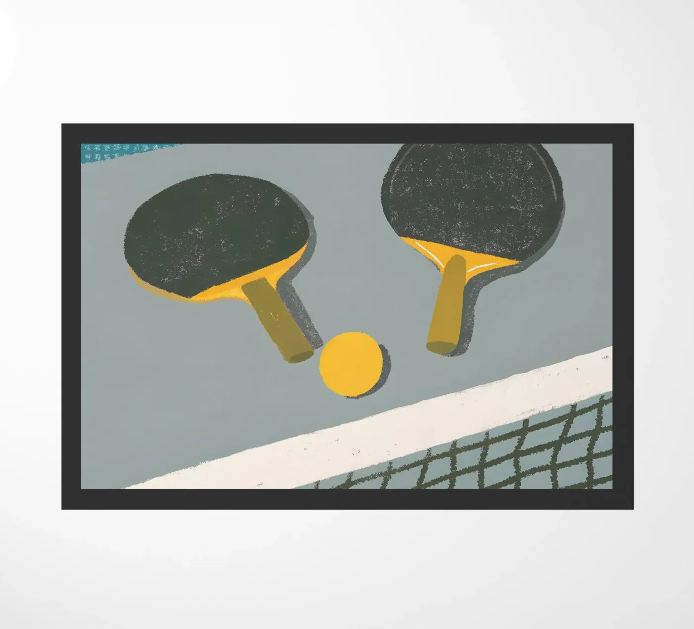 Table tennis doormat by PERSONAL TOUCH