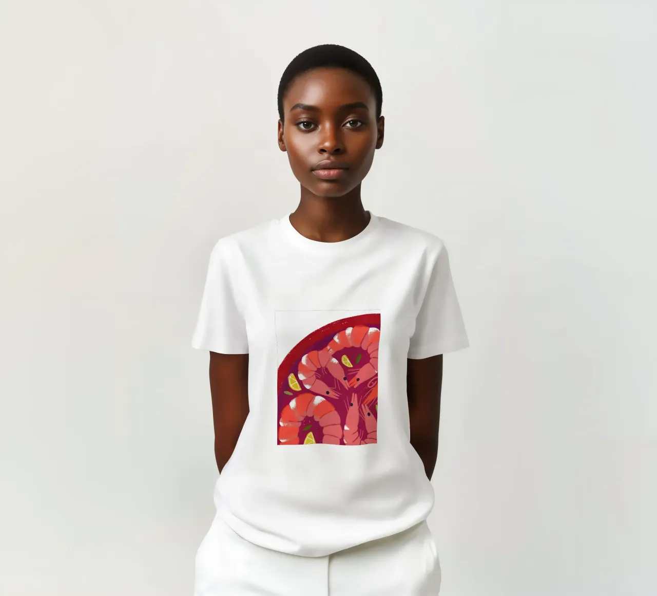 Cibo per gamberi t-shirt da PERSONAL TOUCH