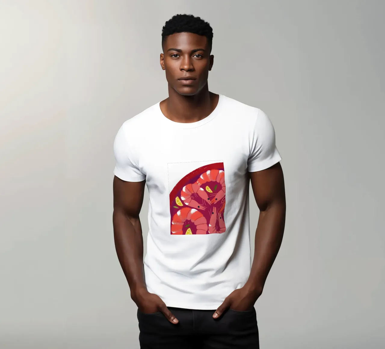Cibo per gamberi t-shirt da PERSONAL TOUCH