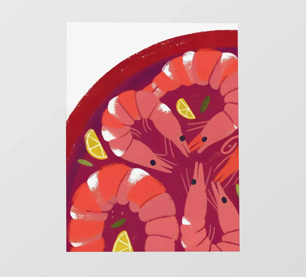 Shrimp Food photo wallpaper by PERSONAL TOUCH