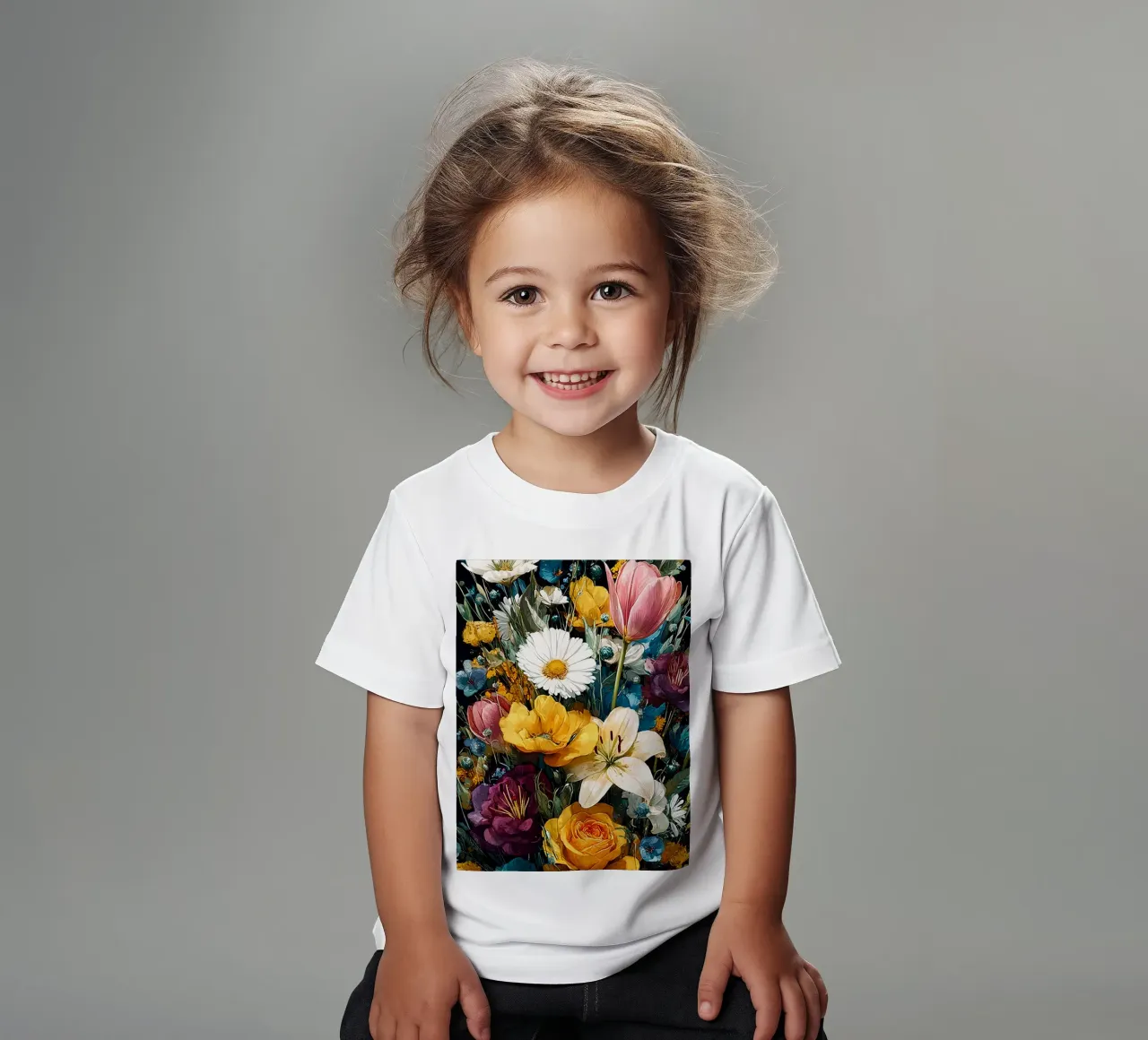 Garden full of flowers G t-shirt bambini da Mateo