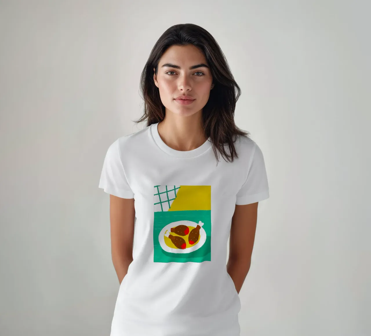 Cibo per cosce di pollo t-shirt da PERSONAL TOUCH