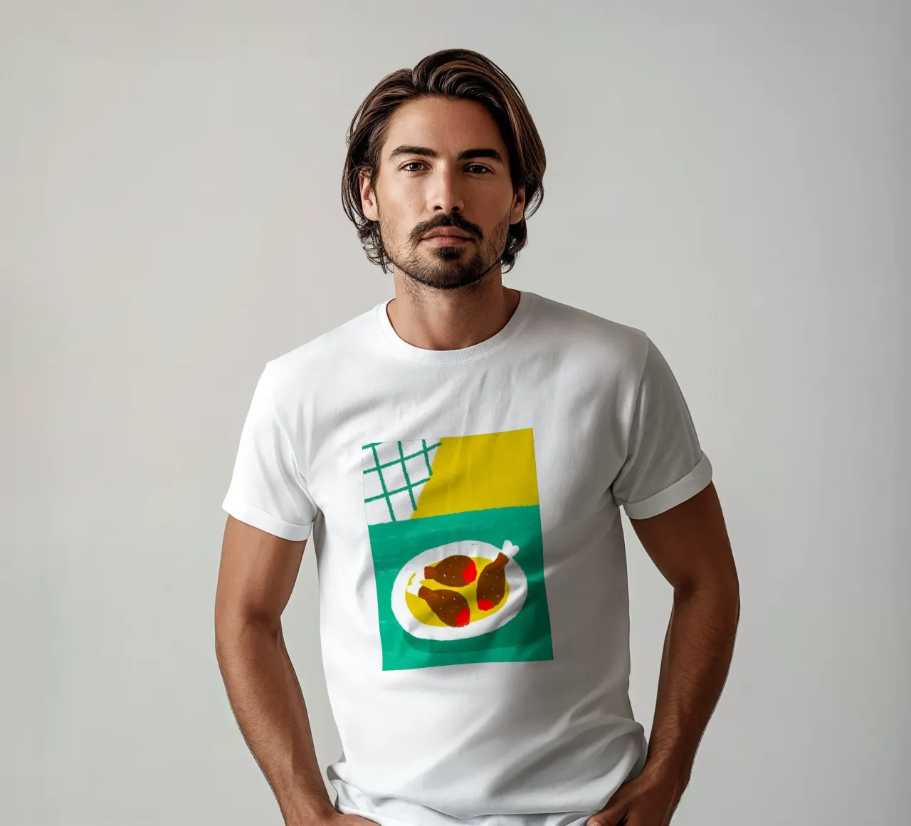 Cibo per cosce di pollo t-shirt da PERSONAL TOUCH